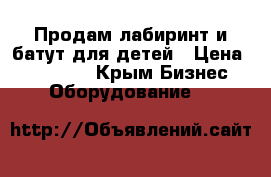 Продам лабиринт и батут для детей › Цена ­ 250 000 - Крым Бизнес » Оборудование   